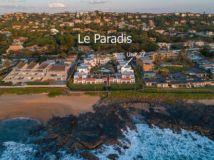 Le Paradis Holiday Resort Ballito Kwazulu Natal South Africa Beach, Nature, Sand, Cliff, Palm Tree, Plant, Wood, Sign, Tower, Building, Architecture, Aerial Photography, City
