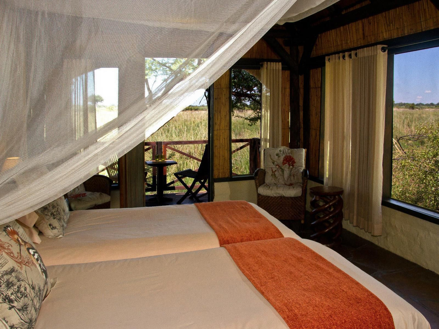 Lianshulu Bush Lodge, Familly Room, Bedroom