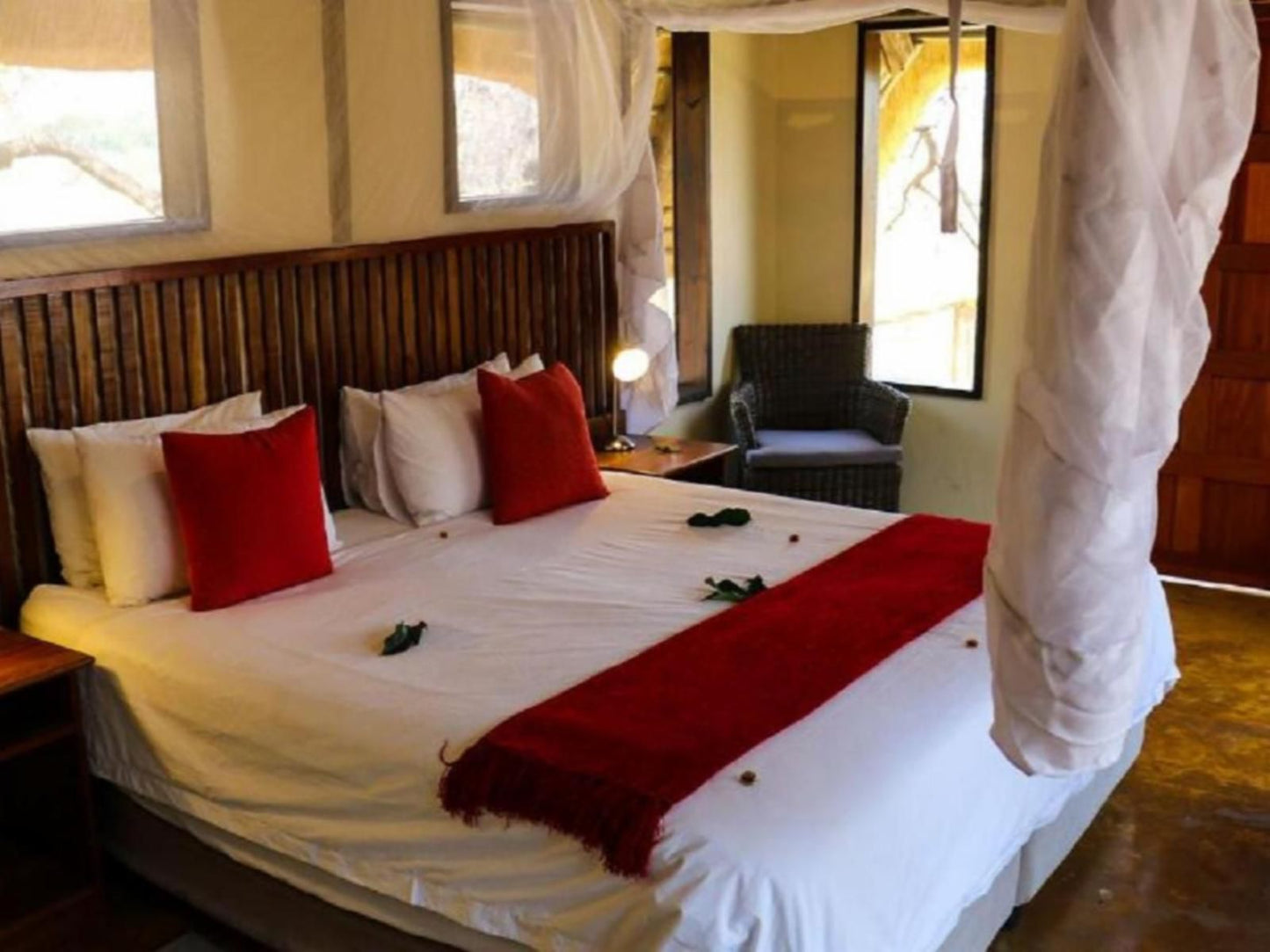 Lianshulu Bush Lodge, Twin Guest Room, Bedroom