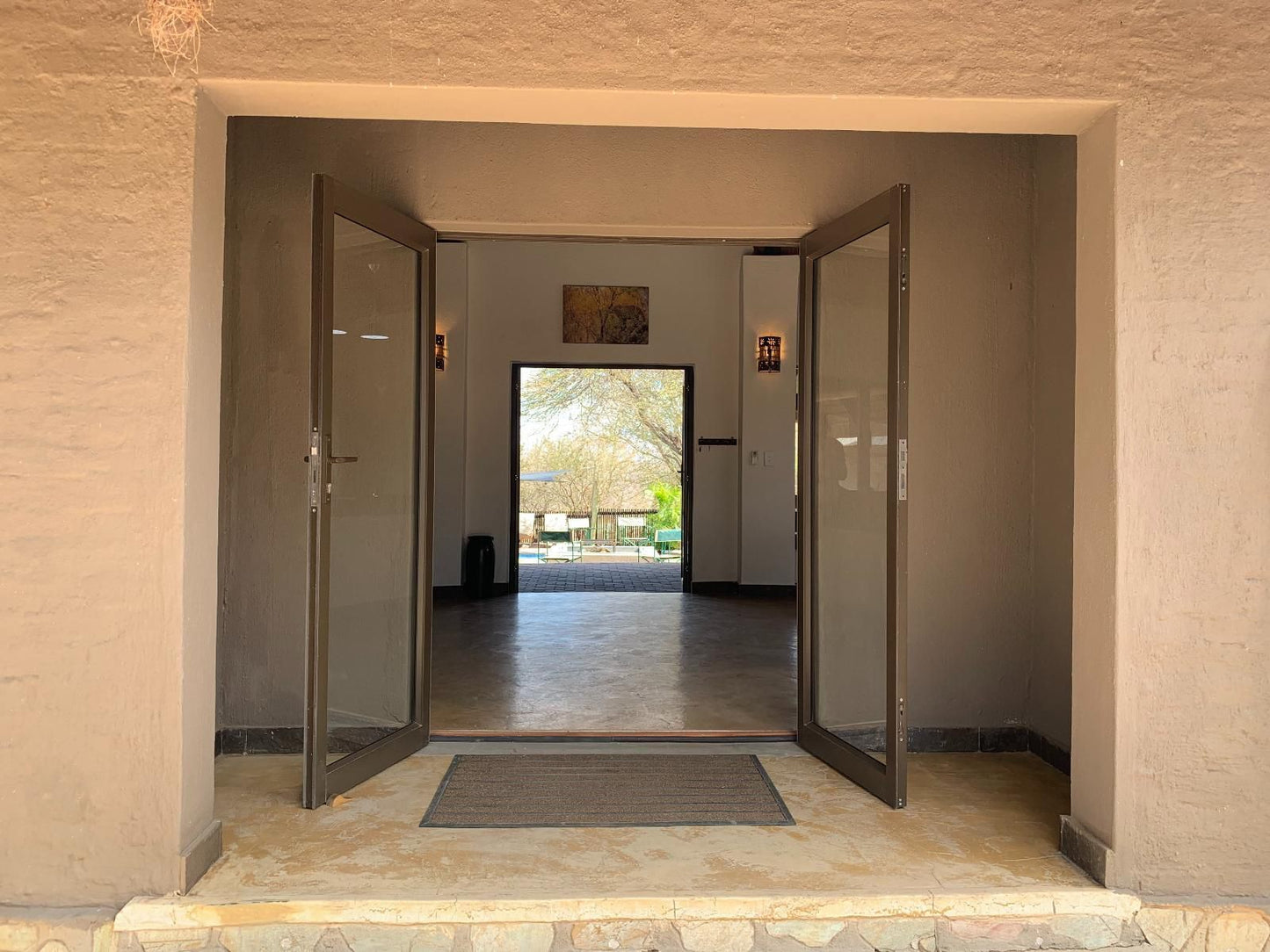 Lindanda Luxury Lodge Hoedspruit Limpopo Province South Africa Sepia Tones, Door, Architecture, Hallway