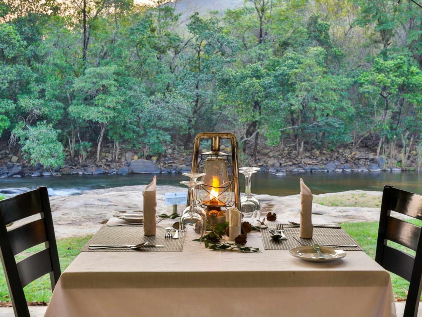 Lions Rock Rapids Lodge And Luxury Tented Camp, Place Cover, Food