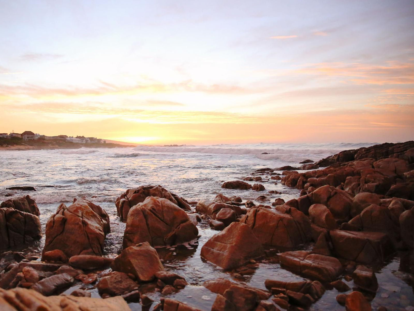 Little Rock Guest House Jongensfontein Stilbaai Western Cape South Africa Beach, Nature, Sand, Ocean, Waters, Sunset, Sky