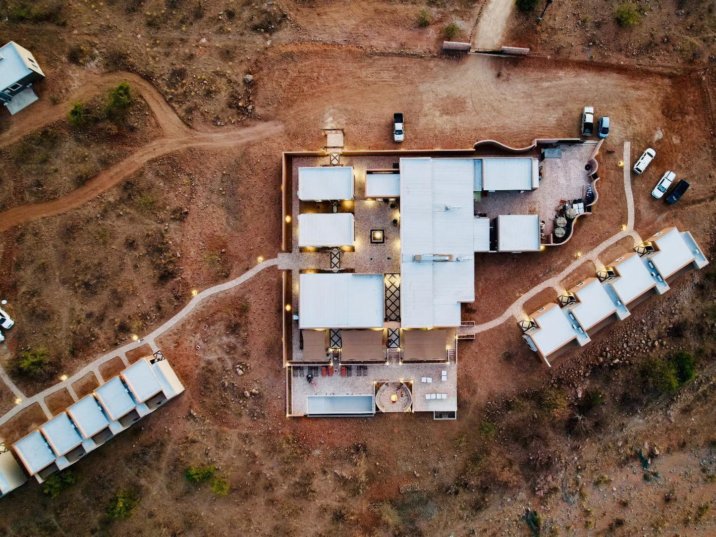 Lodge Damaraland, Shipping Container, Aerial Photography