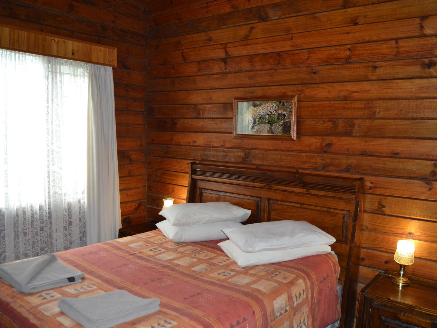 Two Bedroom Log Cabin 1 - 4 sleeper @ Log Cabin & Settlers Village