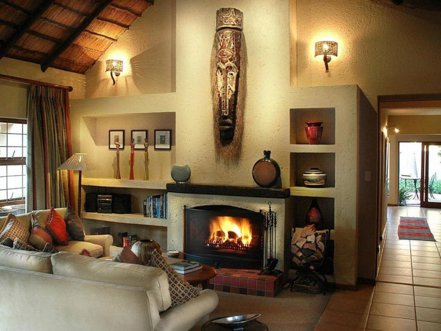 Lourie Lodge Fourways Gardens Johannesburg Gauteng South Africa Fire, Nature, Fireplace, Living Room