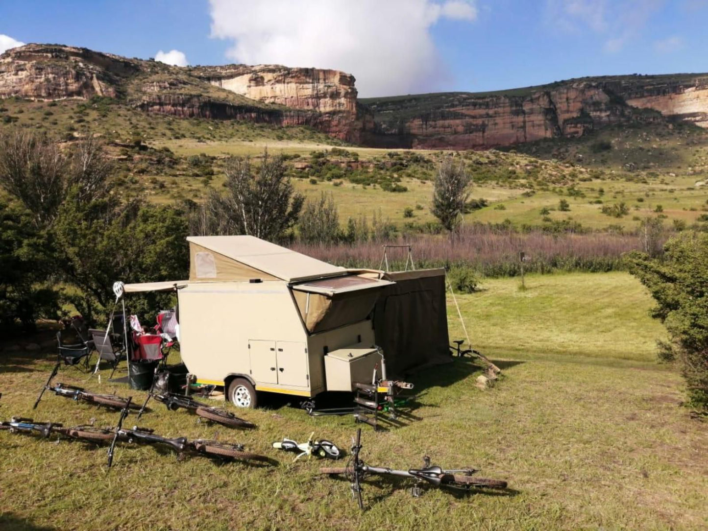 Mafube Mountain Retreat Fouriesburg Free State South Africa Tent, Architecture