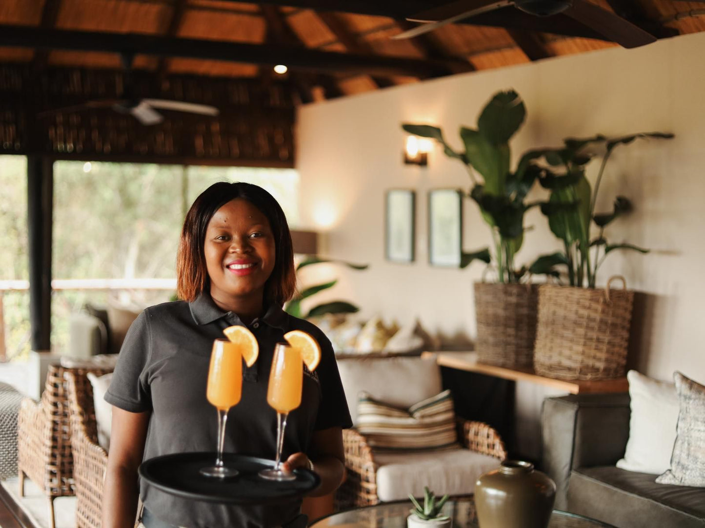 Makhasa Private Game Lodge, Face, Person, One Face, Portrait, Food, Frontal Face, Female, Adult, Eyes Open, Smile