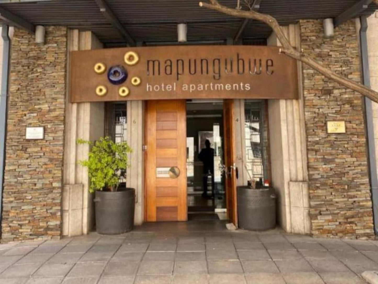 Mapungubwe Apartments, Sepia Tones, Sign, Bar, Person