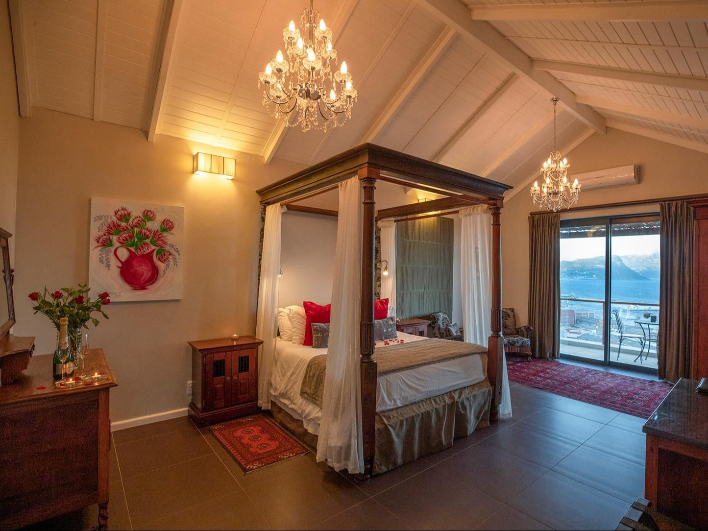 Mariner Guesthouse & Villa, Executive Studio (balcony, sea views), Bedroom