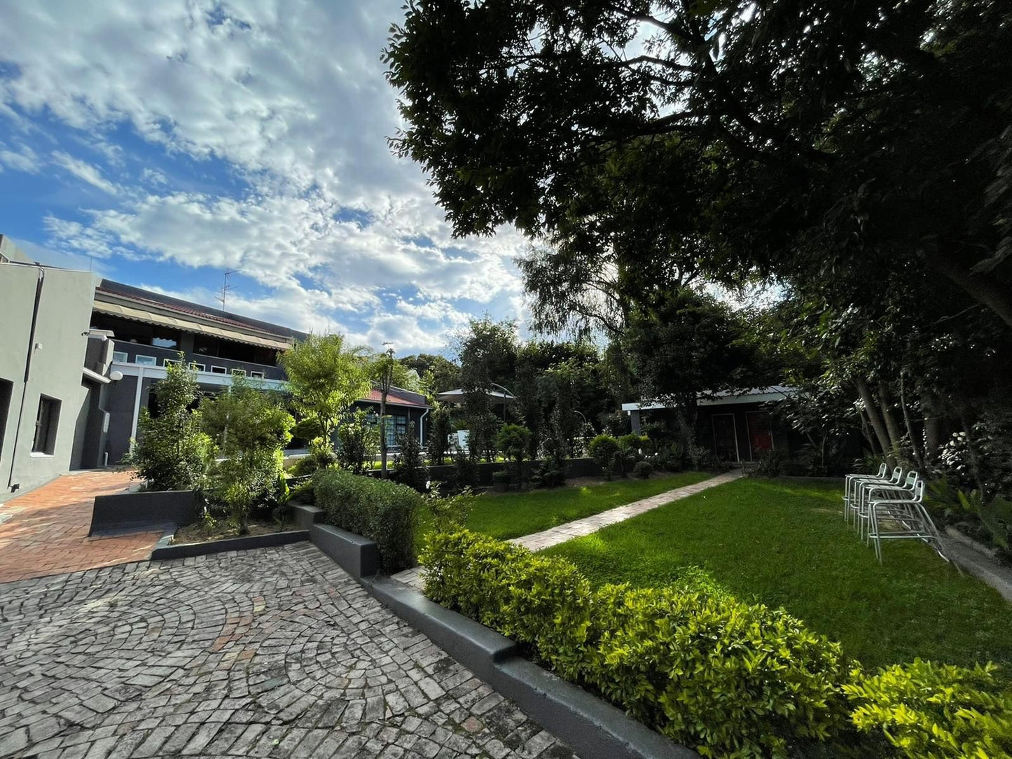 Marion Lodge Sandown Johannesburg Gauteng South Africa House, Building, Architecture, Palm Tree, Plant, Nature, Wood, Garden