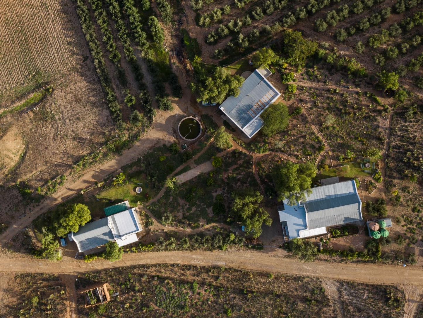 Matjiesvlei Cottages Calitzdorp Western Cape South Africa Aerial Photography