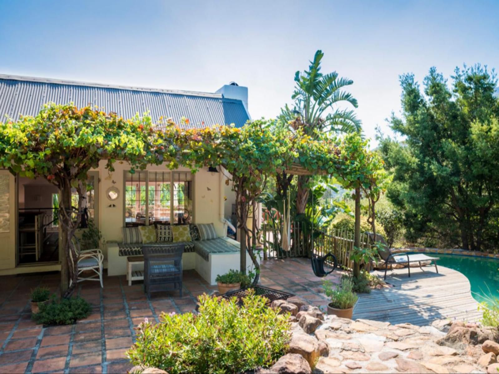 Mediterranean Style Beauty Hout Bay Cape Town Western Cape South Africa Complementary Colors, House, Building, Architecture, Garden, Nature, Plant