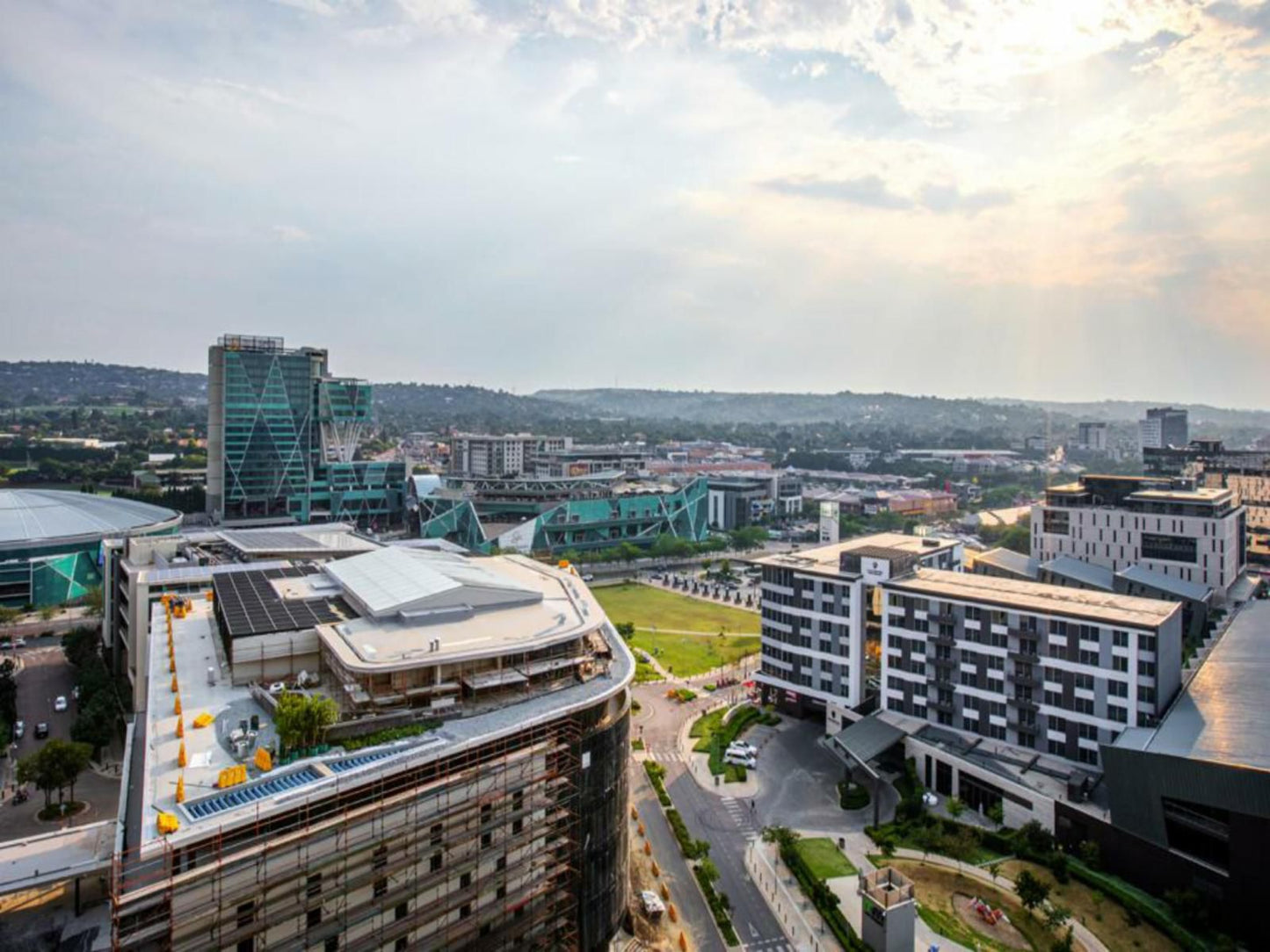 Menlyn Maine Residence Unit 1419 Menlyn Pretoria Tshwane Gauteng South Africa Skyscraper, Building, Architecture, City, Aerial Photography, Street