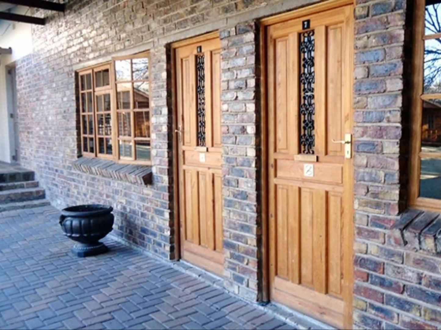 Micarla S Bed And Breakfast Wilgenhof Kroonstad Free State South Africa Cabin, Building, Architecture, Door, Brick Texture, Texture