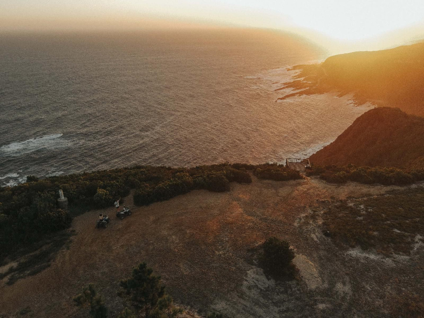 Misty Mountain Reserve Stormsriver Village Eastern Cape South Africa Sepia Tones, Beach, Nature, Sand, Cliff, Sky, Sunset