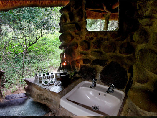 Mkhaya Game Reserve, En-suite family room 4 beds, Forest, Nature, Plant, Tree, Wood, Bathroom