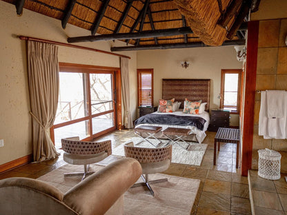 Mmakuba Private Game Lodge, Deluxe Chalet, Living Room