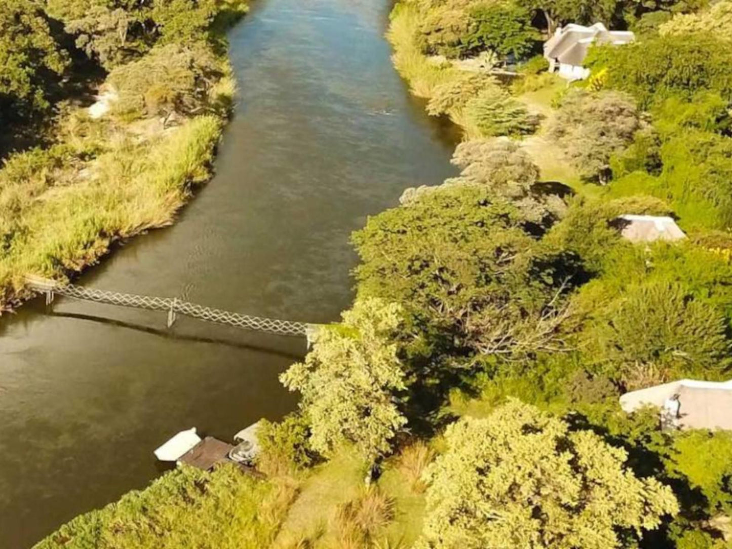 Mobola Island Lodge, Sepia Tones, Bridge, Architecture, River, Nature, Waters