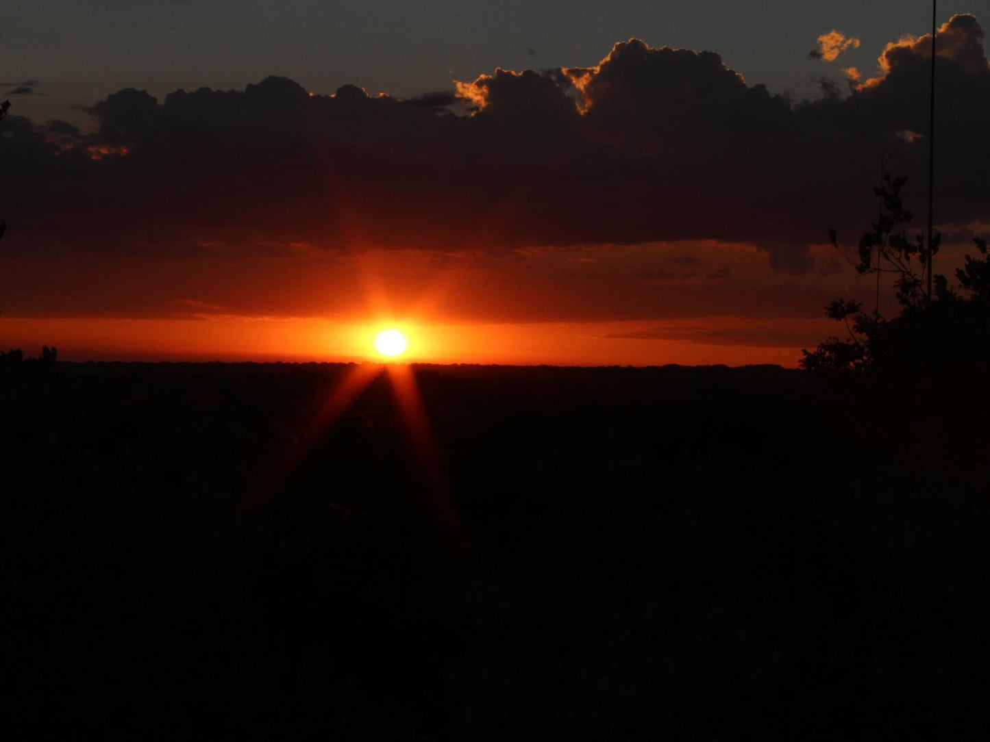 Mokuru Private Nature Reserve, Dark, Sky, Nature, Sunset