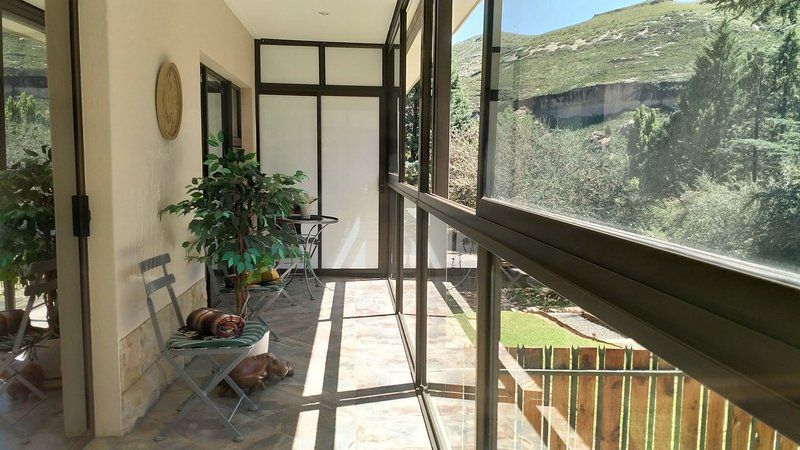 Montroux Self Catering Clarens Free State South Africa Balcony, Architecture, Door, House, Building, Framing, Garden, Nature, Plant, Living Room