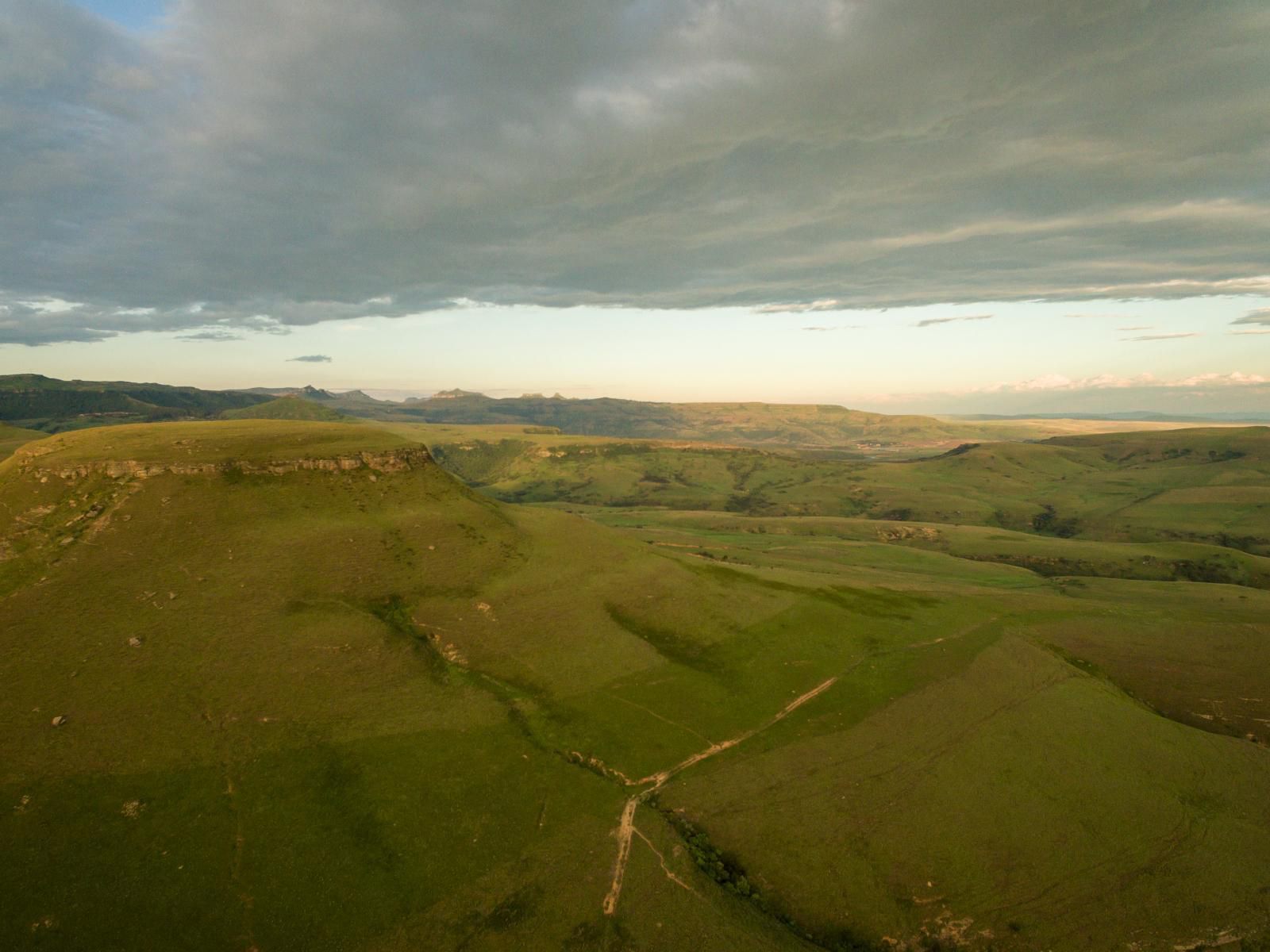 Montusi Mountain Lodge Bergville Kwazulu Natal South Africa Aerial Photography, Highland, Nature