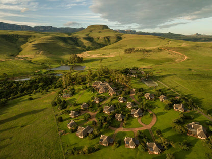 Montusi Mountain Lodge Bergville Kwazulu Natal South Africa Aerial Photography, Highland, Nature