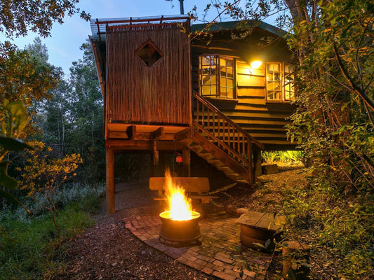 Moon Shine On Whiskey Creek The Crags Western Cape South Africa Cabin, Building, Architecture, Fire, Nature