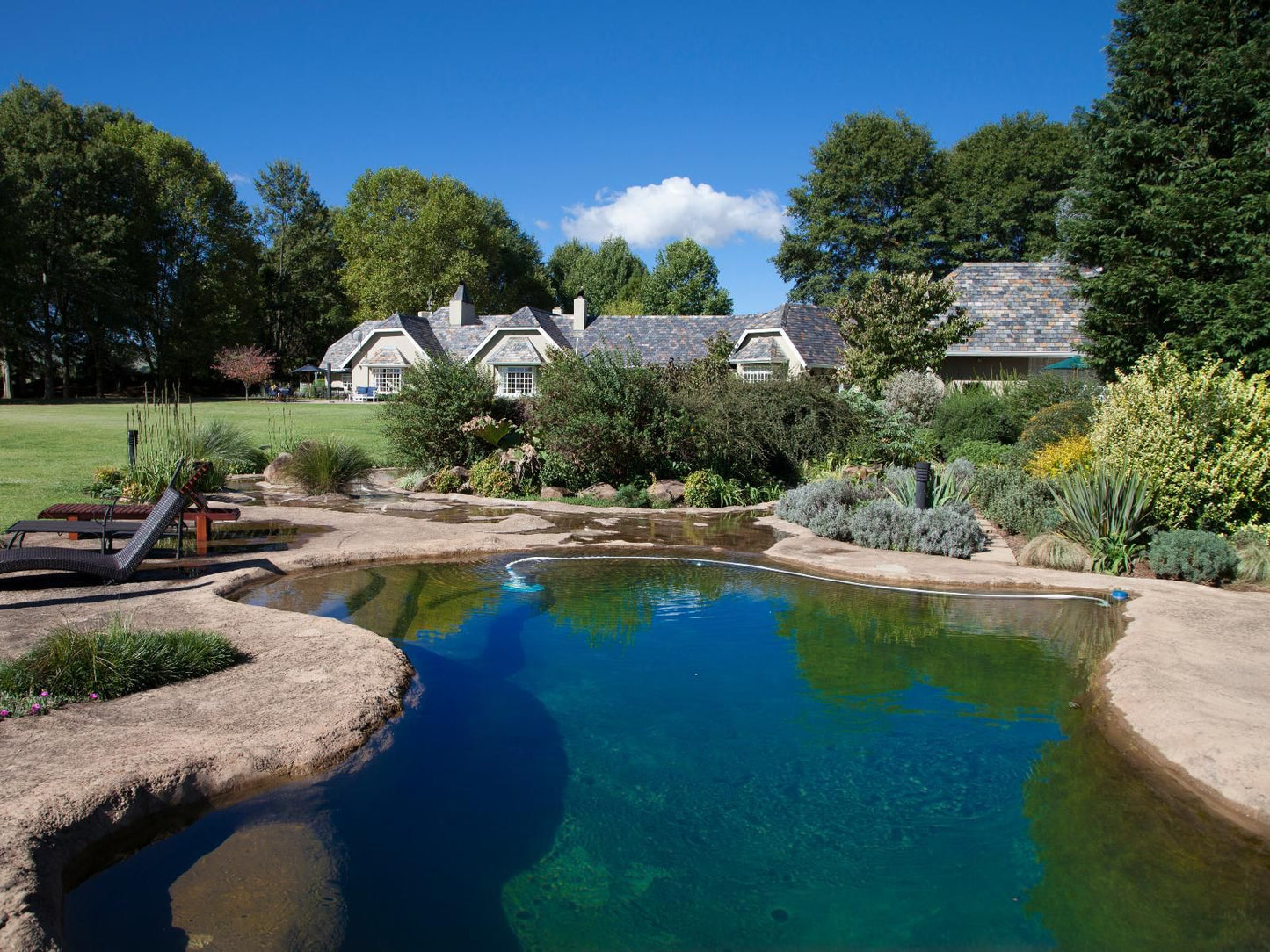 Moorcroft Manor Boutique Country Hotel Himeville Kwazulu Natal South Africa Complementary Colors, House, Building, Architecture, Garden, Nature, Plant, Swimming Pool