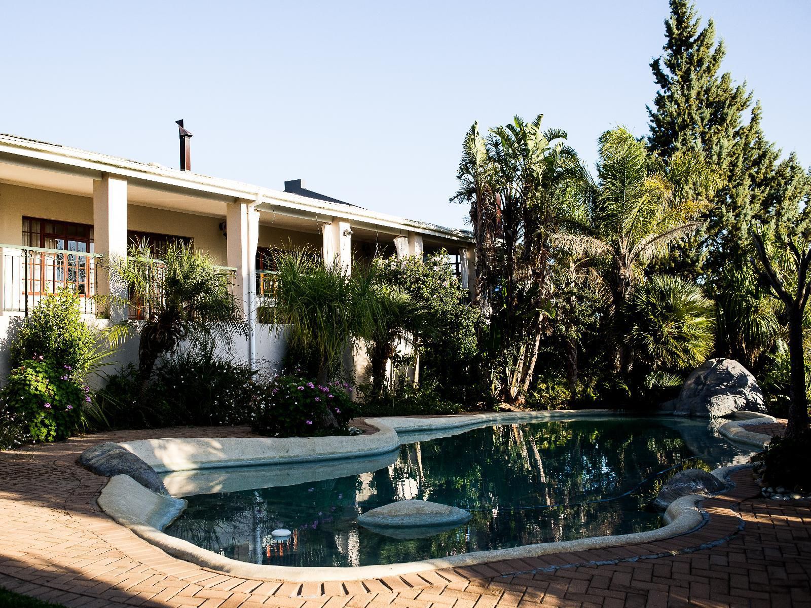 Mountain Haven Villa Wolseley Western Cape South Africa House, Building, Architecture, Palm Tree, Plant, Nature, Wood, Garden, Swimming Pool