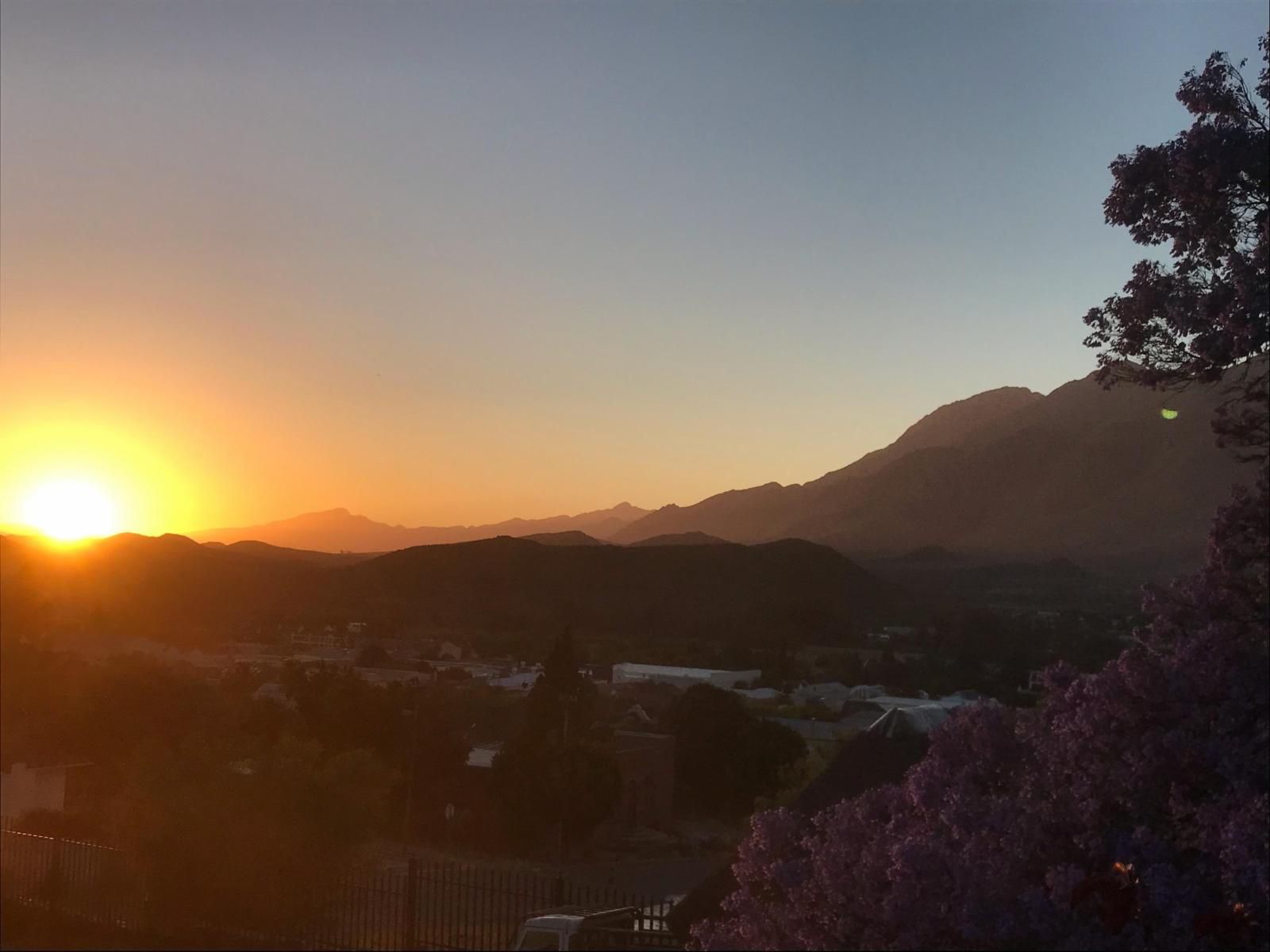 Mountain View Eco Lodge Montagu, Sky, Nature, Sunset