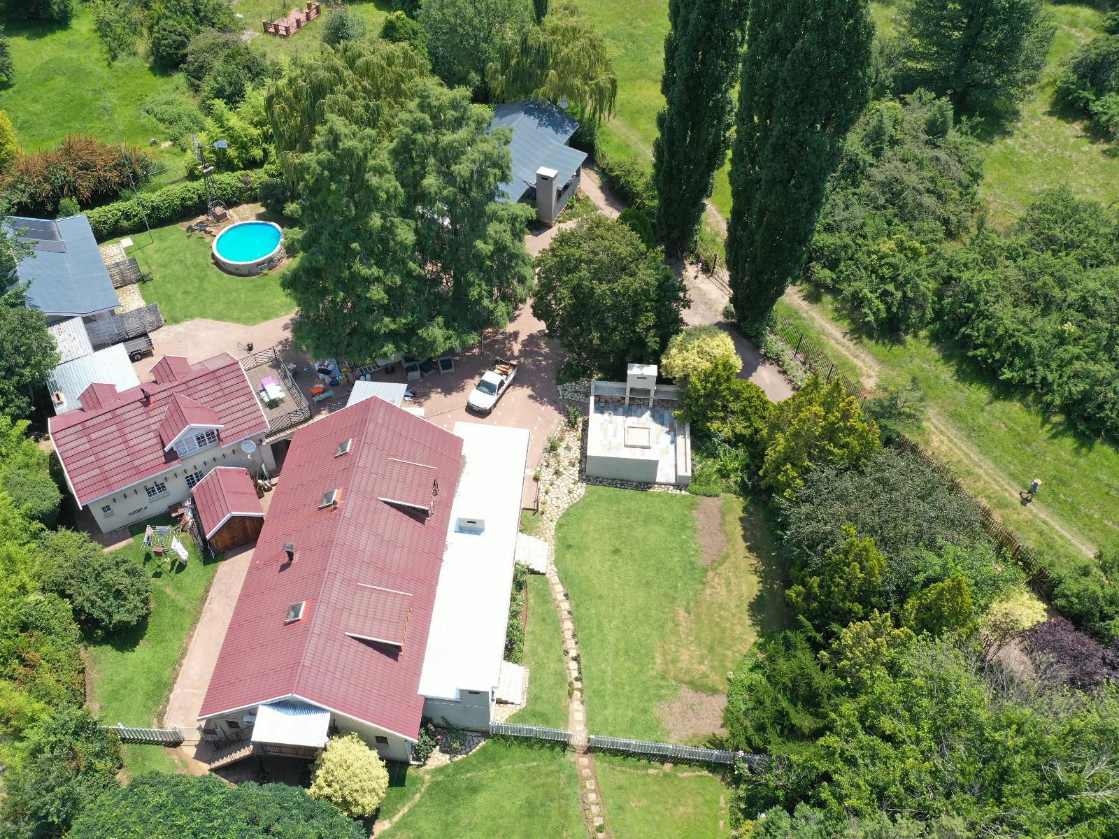 Mt Rouge Guest House Clarens Free State South Africa Aerial Photography