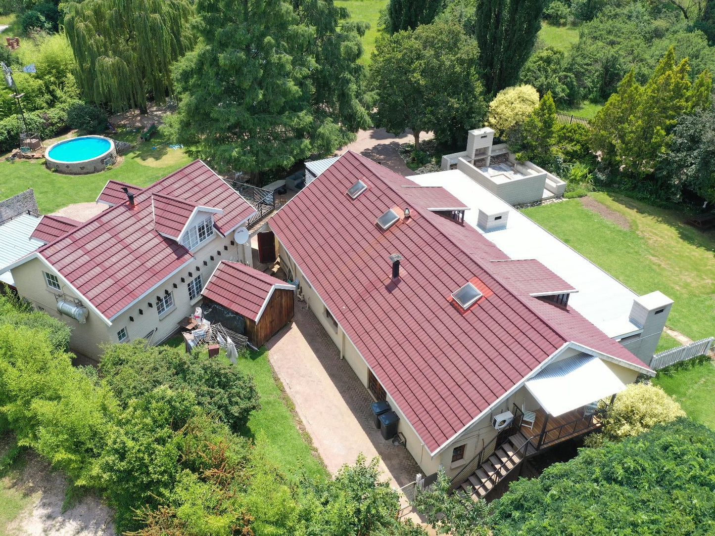 Mt Rouge Guest House Clarens Free State South Africa Complementary Colors, House, Building, Architecture, Aerial Photography