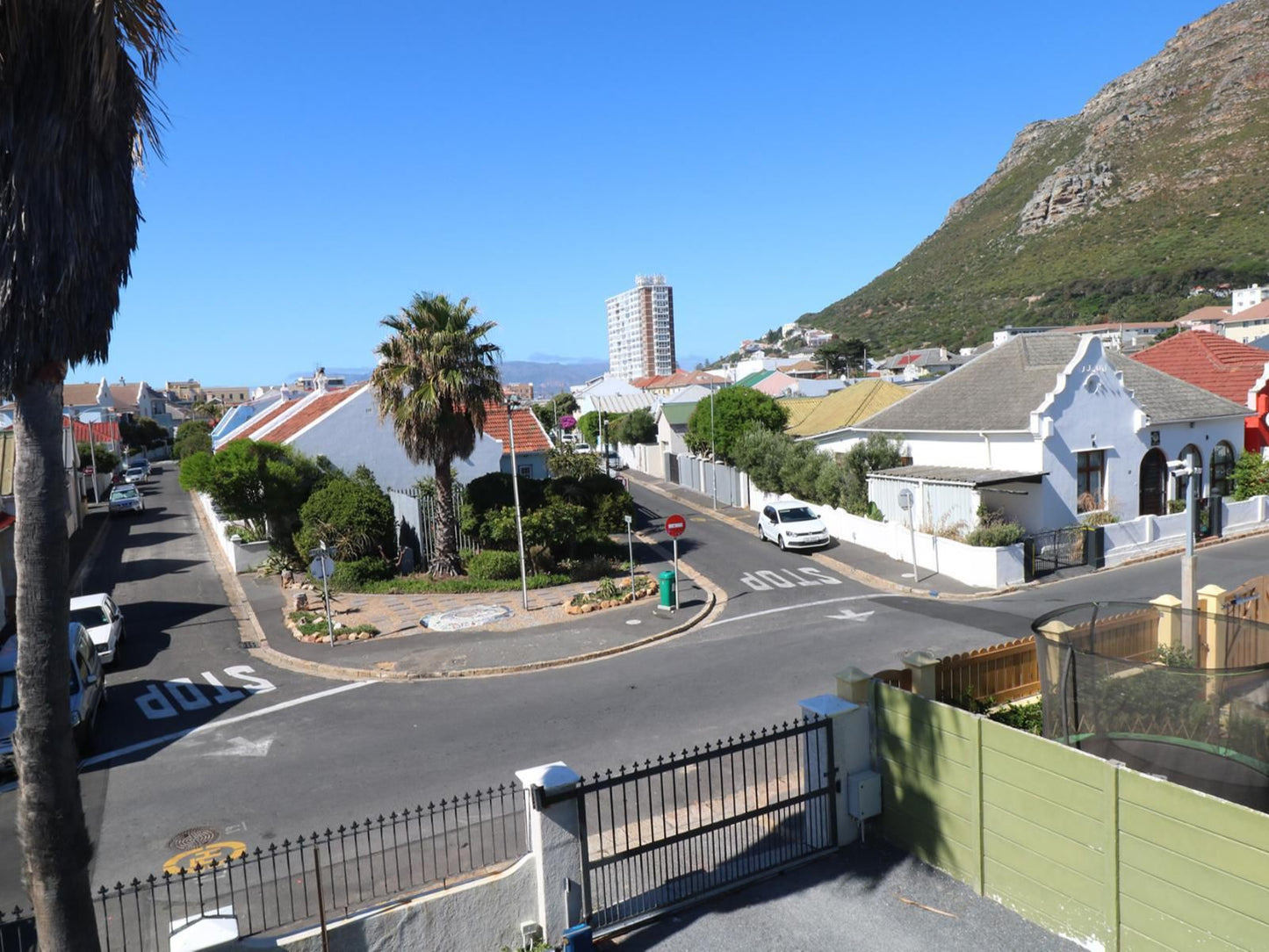 Muizenberg Guestique Muizenberg Cape Town Western Cape South Africa Palm Tree, Plant, Nature, Wood, Sign, Tower, Building, Architecture, City, Street