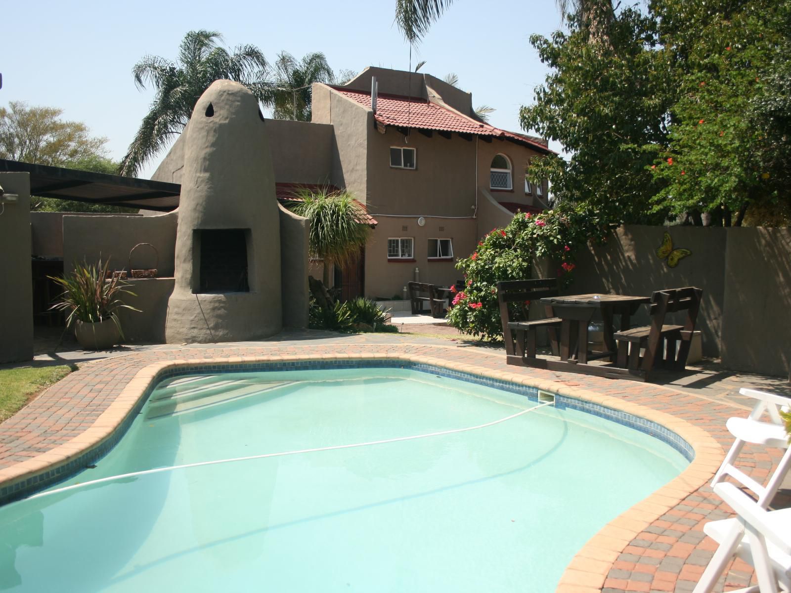 Nanda Guest House Garsfontein Pretoria Tshwane Gauteng South Africa Complementary Colors, House, Building, Architecture, Palm Tree, Plant, Nature, Wood, Swimming Pool