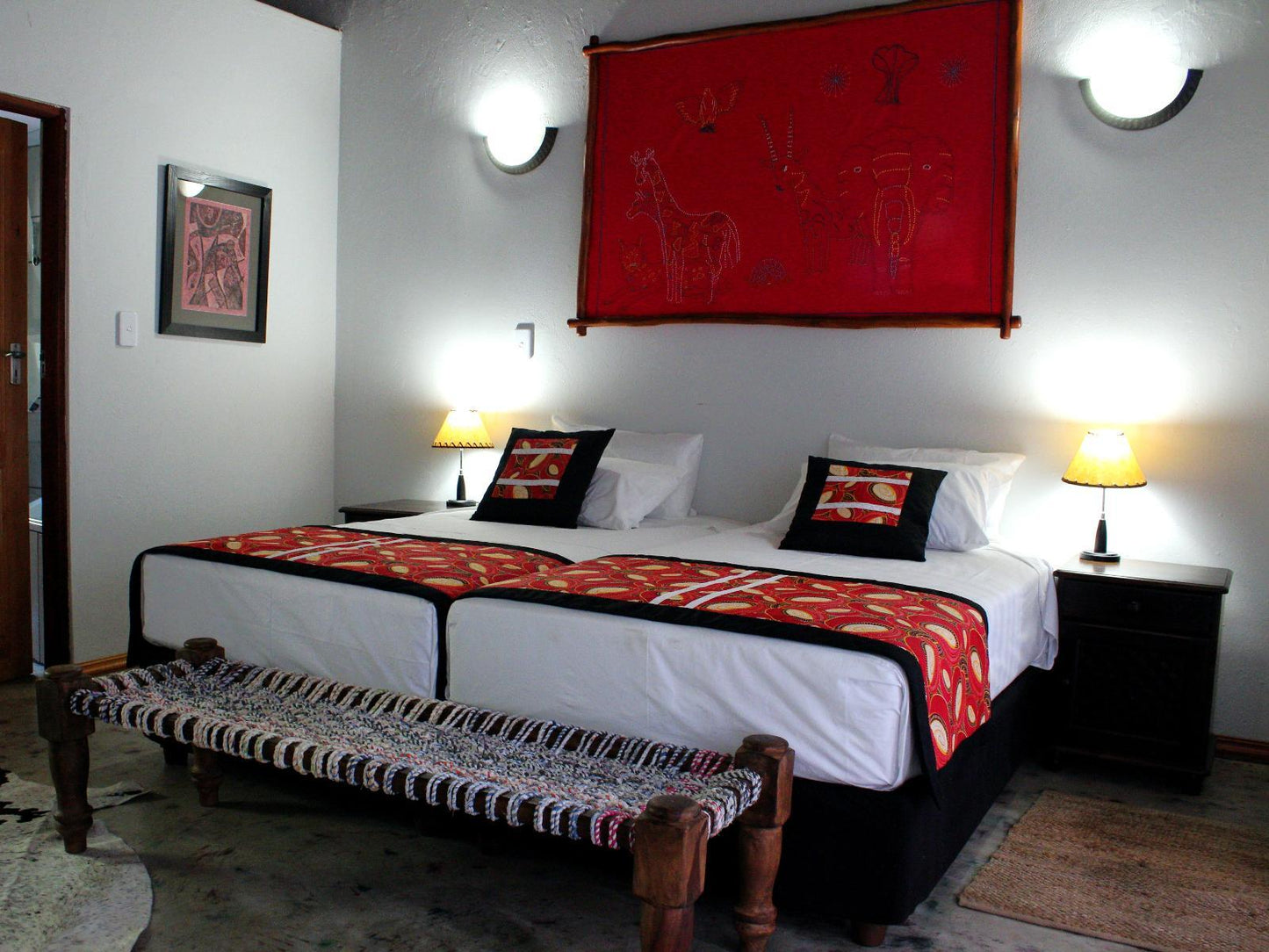 Twin Room @ Nahakwe Lodge