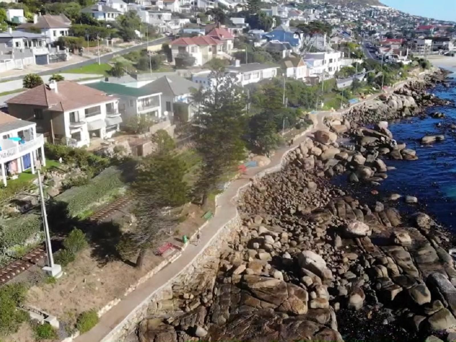 Paradise On The Bay Fish Hoek Cape Town Western Cape South Africa Beach, Nature, Sand, Cliff, Palm Tree, Plant, Wood, Aerial Photography