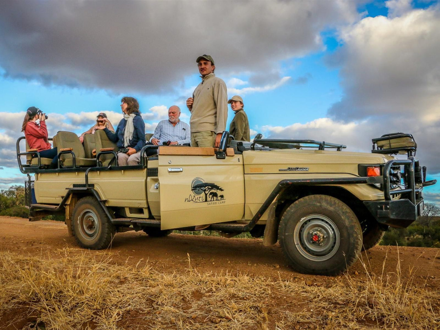 Ndzuti Bush Camp, Face, Person, Group, Quad Bike, Vehicle, Frontal Face, Profile Face