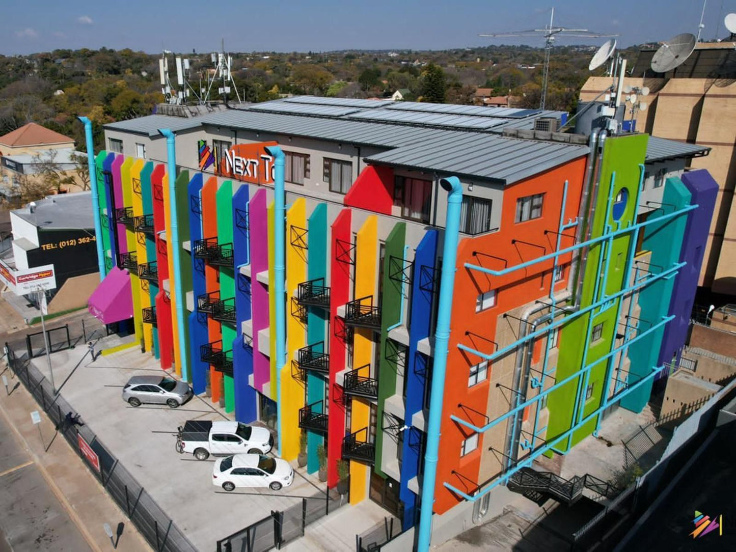 Next To Apartment Hotel Hatfield Pretoria Tshwane Gauteng South Africa Shipping Container, Window, Architecture