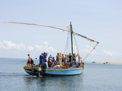 Nhonguane Lodge, Boat, Vehicle, Beach, Nature, Sand, Person