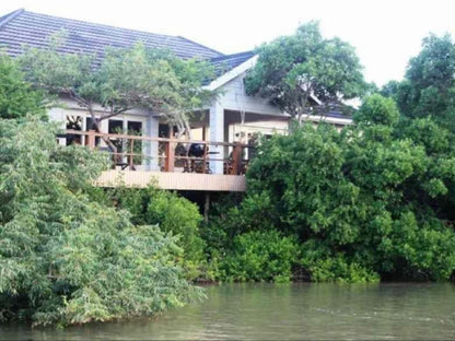 Nhonguane Lodge, House, Building, Architecture, River, Nature, Waters, Tree, Plant, Wood