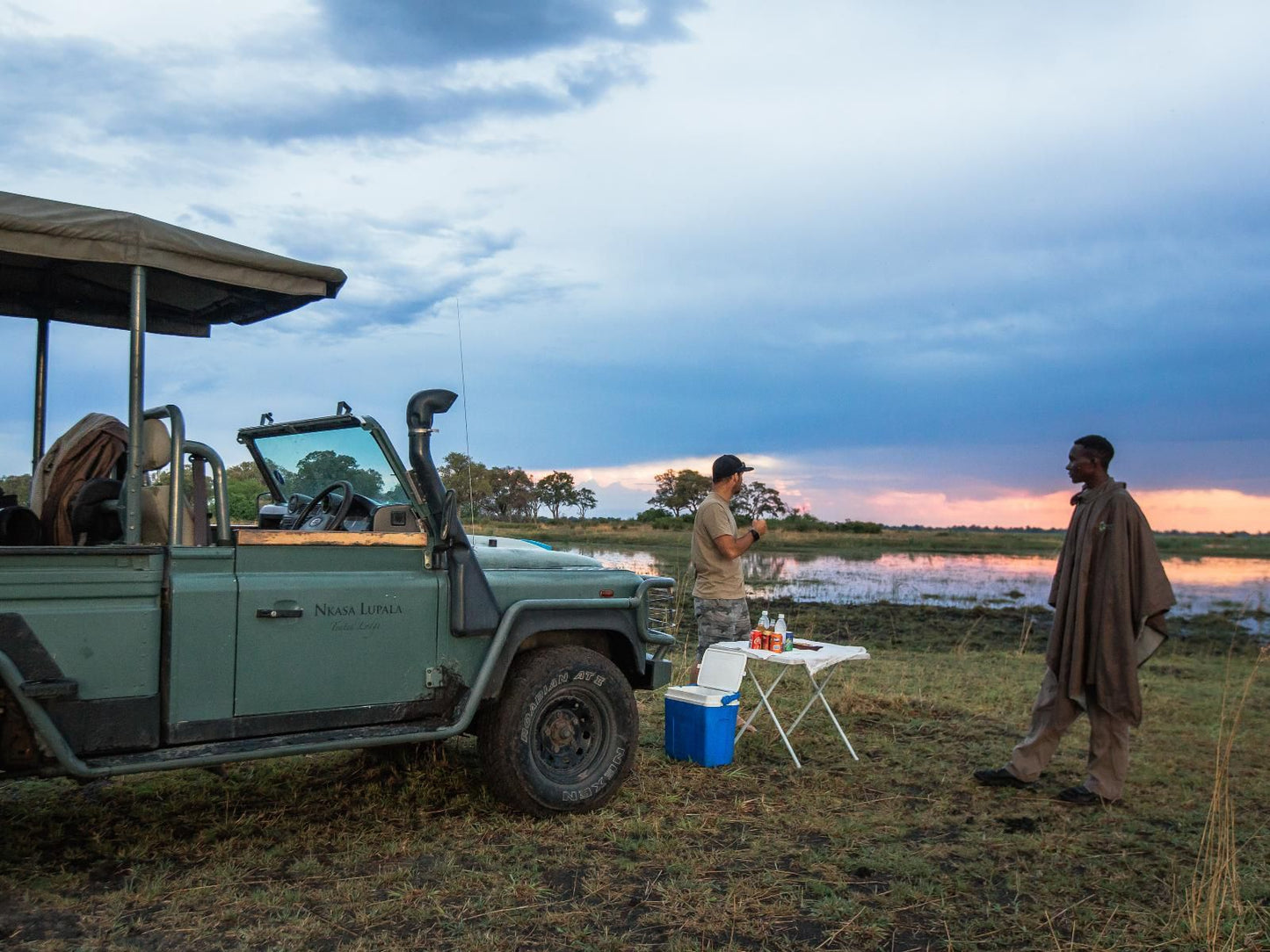 Nkasa Lupala Tented Lodge, Vehicle, Person