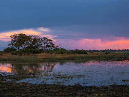 Nkasa Lupala Tented Lodge, Sky, Nature, Lowland, Sunset