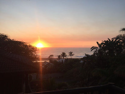 Nkwazi Tree Lodge Zinkwazi Zinkwazi Beach Nkwazi Kwazulu Natal South Africa Beach, Nature, Sand, Palm Tree, Plant, Wood, Sky, Framing, Ocean, Waters, Sunset