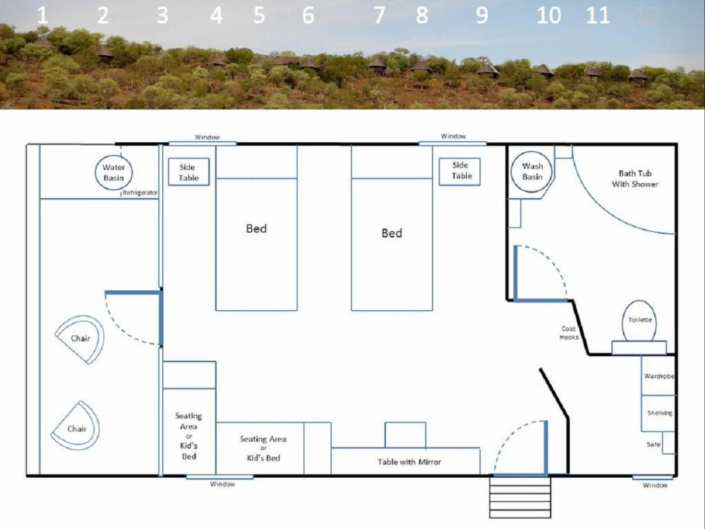 Nkwazi Lake Lodge Pongola Kwazulu Natal South Africa Bright, Map