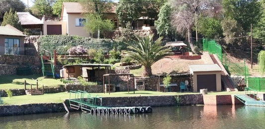 No 11 On The River Vaaloewer Gauteng South Africa House, Building, Architecture, Palm Tree, Plant, Nature, Wood, River, Waters, Garden, Swimming Pool