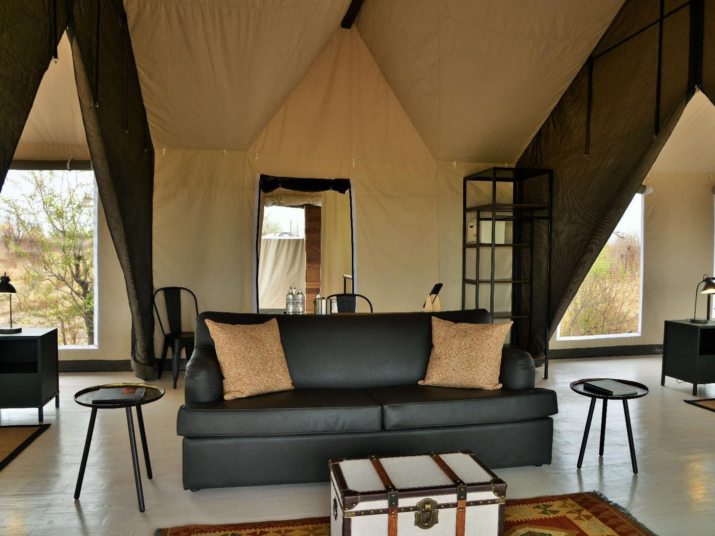 Nogatsaa Pans Chobe Lodge, Family Tent 2, Tent, Architecture