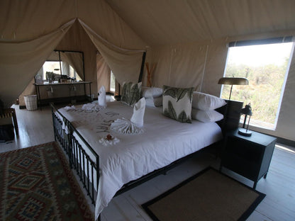 Nogatsaa Pans Chobe Lodge, King/Twin Tent 1, Tent, Architecture, Bedroom