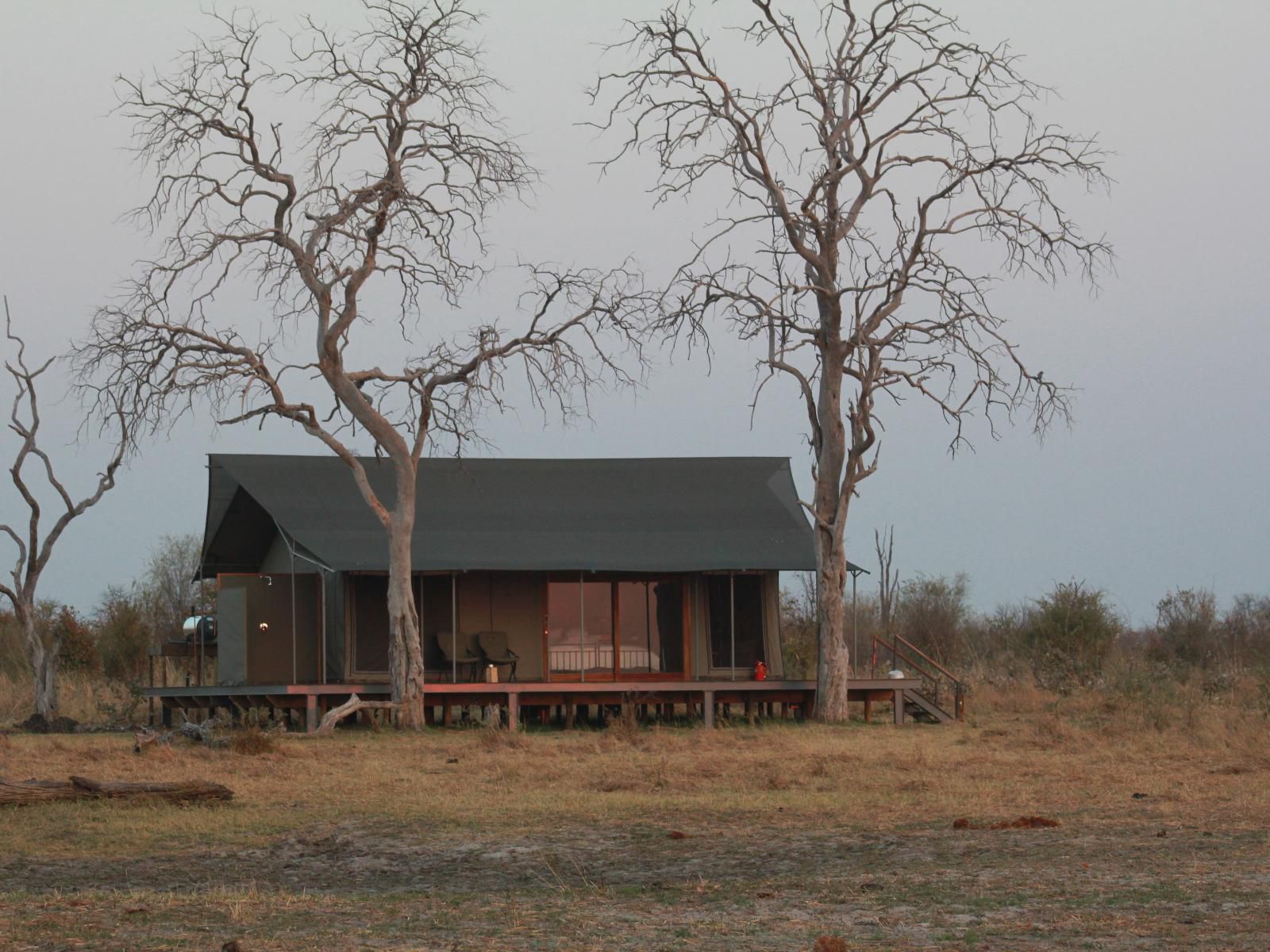 Nogatsaa Pans Chobe Lodge, King/Twin Tent 7, Barn, Building, Architecture, Agriculture, Wood