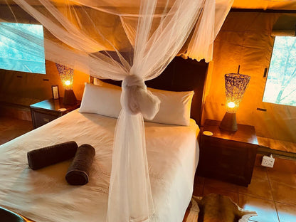 Nyala Luxury Safari Tents Marloth Park Mpumalanga South Africa Colorful, Bedroom