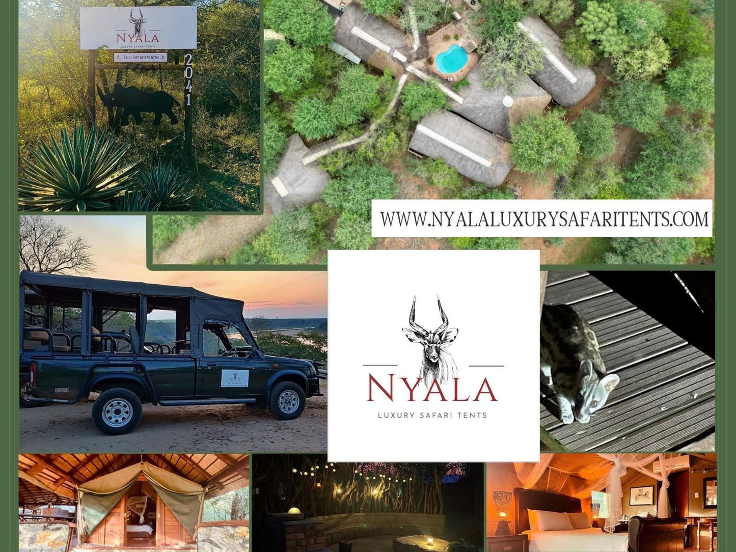 Nyala Luxury Safari Tents Marloth Park Mpumalanga South Africa 